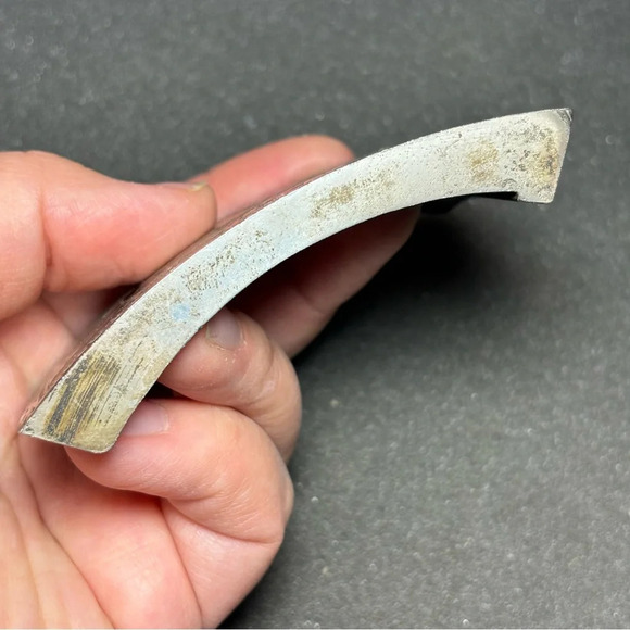 Vintage Alpaca Engraved Statue Of Liberty Silver Tone And Enamel Belt Buckle - Picture 6 of 11